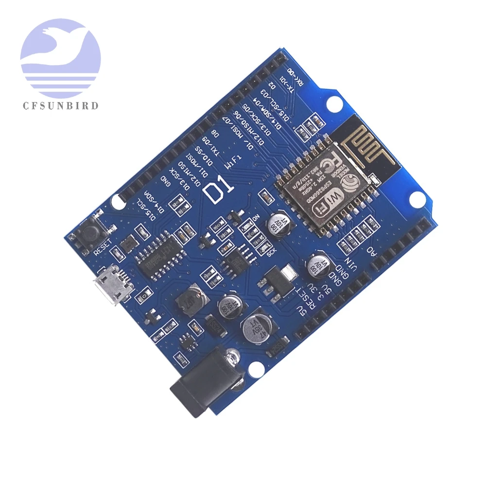 WeMos D1 WI-FI UNO R3 макетная плата на основе ESP8266 ESP-12E ESP-12F Беспроводной модуль для Arduino