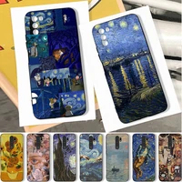 van gogh art creative phone case for xiaomi redmi note 10 pro 9 9c 9a note 9 pro for poco m3 pro x3 pro f3 cover