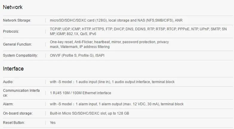Hikvision 8MP POE ip-камера DS-2CD2185FWD-I наружная 4K Сетевая купольная камера видеонаблюдения 30 м IR H.265