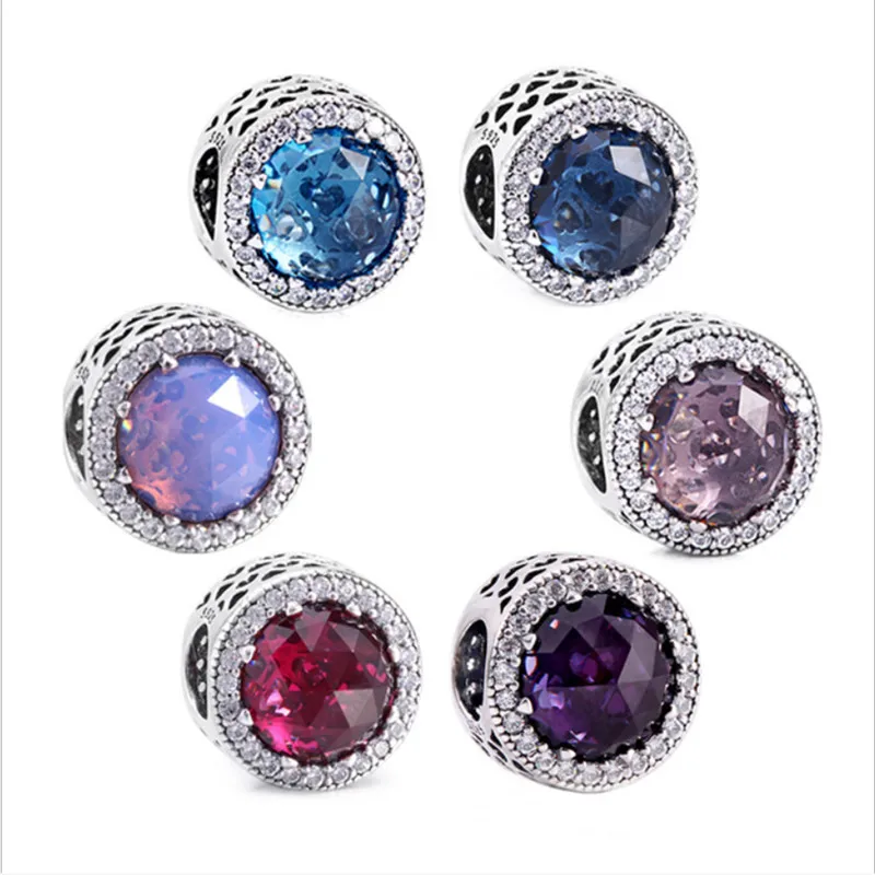 5 стилей хрустальные бусины в форме сердца океана очаровательные подходят к