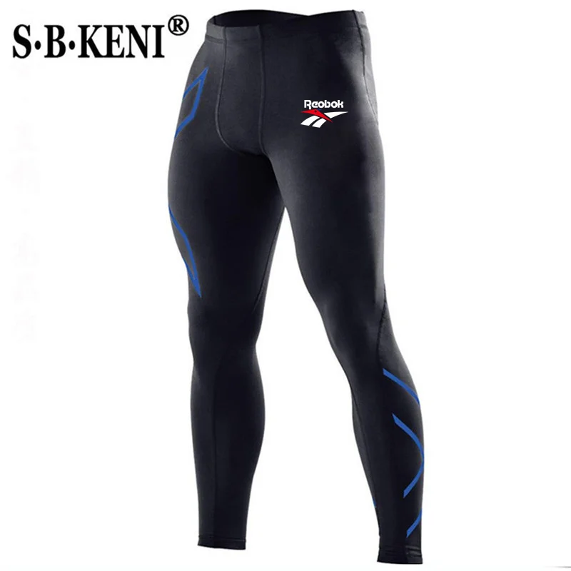 

Quick Dry New Model Stretch Compression Pants Fitness Gym Leggings Men Running Tights Jogging Polyester Spandex Size 3XL