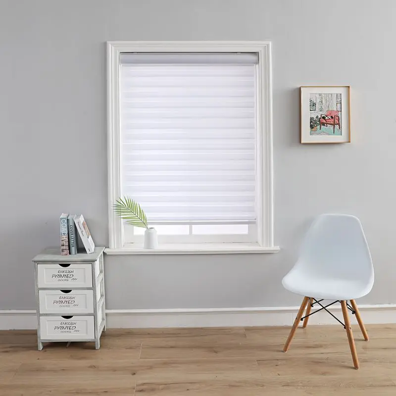 Полосатые жалюзи по индивидуальному размеру горизонтальные элегантные