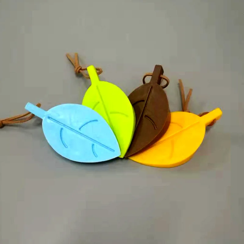 Детский дверной стопор креативная образная пробка с листьями противоударный