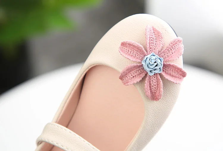 Обувь принцессы для девочек с цветочным принтом Милые детские кроссовки Детские