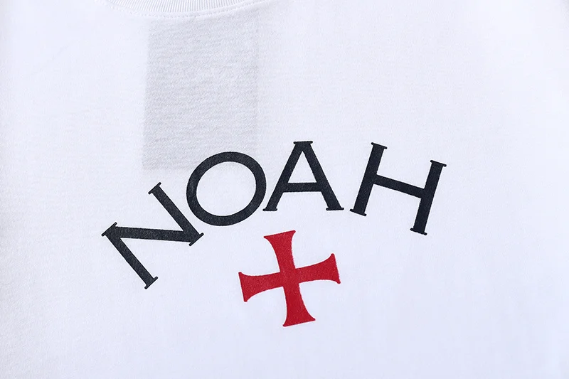 Noah + Классический логос напечатал женские и мужские футболки с коротким рукавом