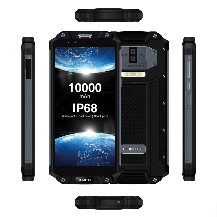 OUKITEL WP2 10000 мА/ч IP68 Водонепроницаемый и пыленепроницаемый мобильный телефон