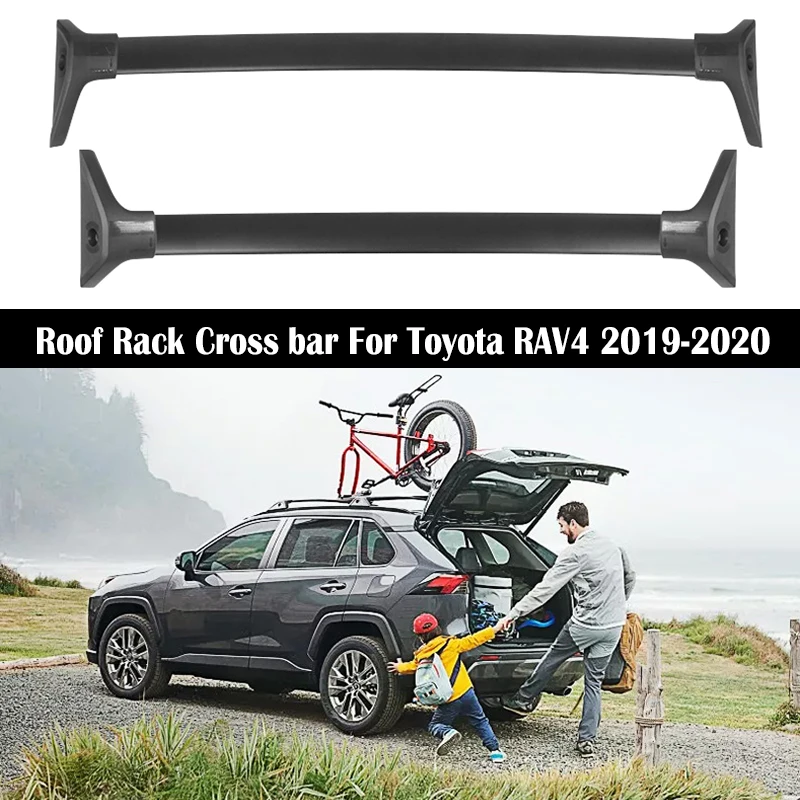 Багажник на крышу из алюминиевого сплава для Toyota RAV4 RAV 4 2019 2020 рейки багажники
