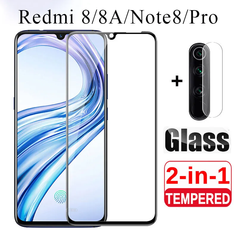2 шт. защитное закаленное стекло для экрана камеры Xiaomi Redmi Note 8 Pro|Защитные стёкла и