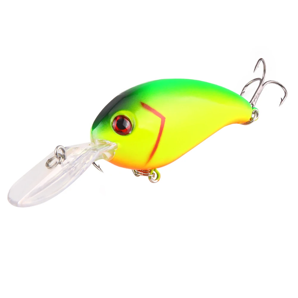 1Pcs 10cm hard bait fishing Wobbler Artificial Crank Bait Bass trout Lure pike minnow tackle with 3D Eyes | Спорт и развлечения