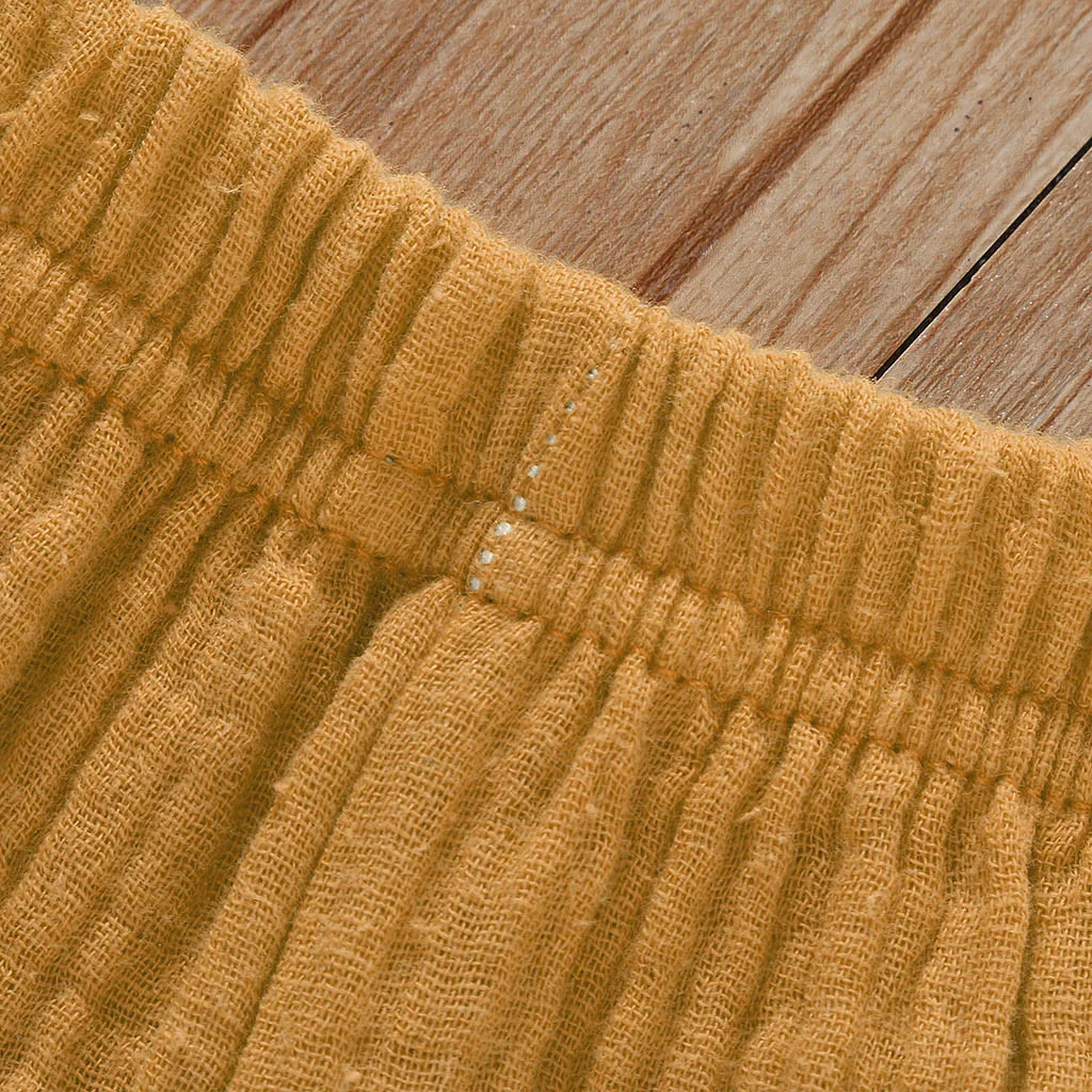 2020 Newborn Infant Baby Clothes Set Girl Solid Kimono T-shirt Tops Shorts Outfits 2pcs Children | Детская одежда и обувь