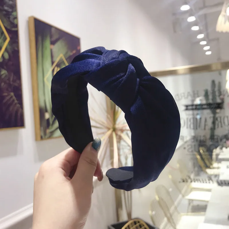 Корейская лента для волос эластичная чалма обручи haar аксессуары головной