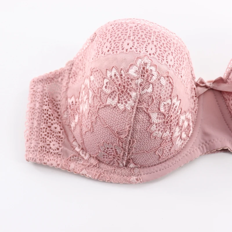 Бюстгальтер женский кружевной хлопок 5 цветов размер в ассортименте 1 шт | Женская