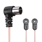 Антенна для интерьера, медная антенна для радиоприемника HD Т-образной формы, с женской антенной, с разъемом типа F, подходит для дома, стерео, FM-радио в помещении