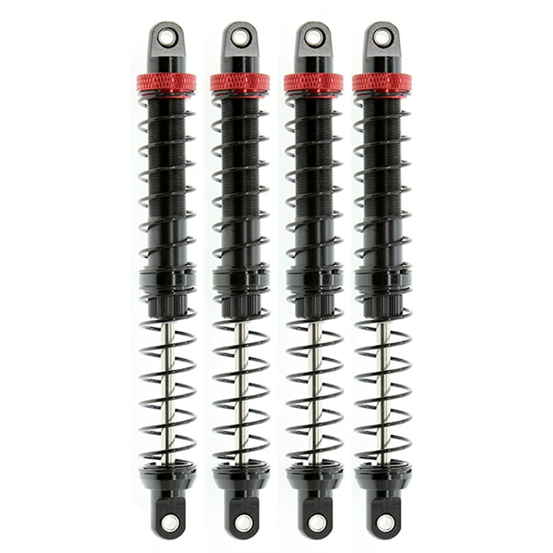 

2PCS Aluminum Middle Drive Shaft for 1/10 HSP SCX10 D90 94180 RGT18000 & 4Pcs Metal Shock Absorber Oil Adjustable Damper