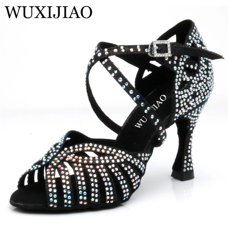 Туфли для латиноамериканских танцев WUXIJIAO женские туфли на высоком каблуке