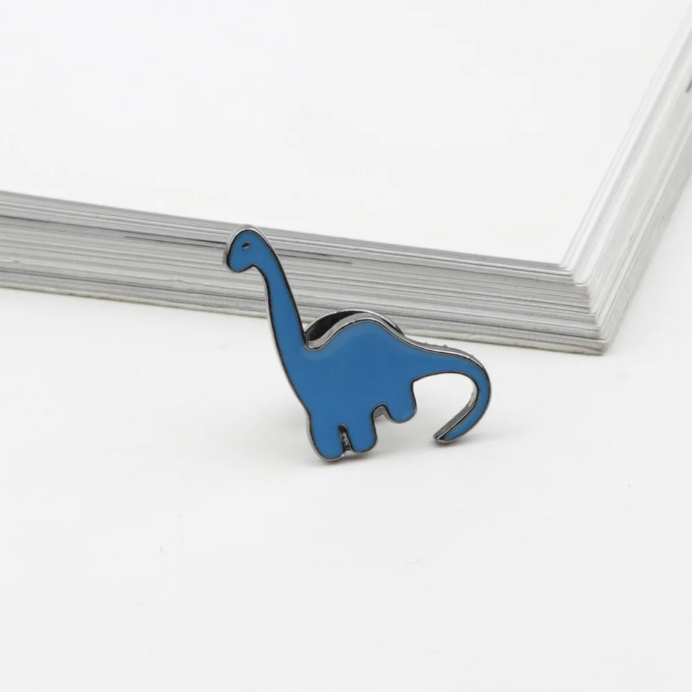 Милые булавки для лацкана единорога динозавра свиньи кролика кошки разноцветные