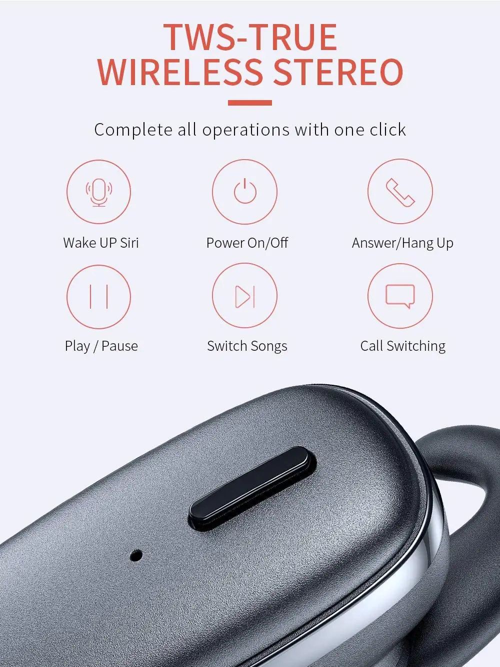 

HAVIT I91 Truly WIreless Earbuds with Bluetooth 5.0