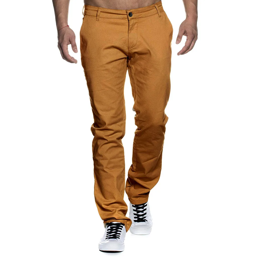 Мужские Длинные повседневные спортивные брюки облегающие клетчатые для бега