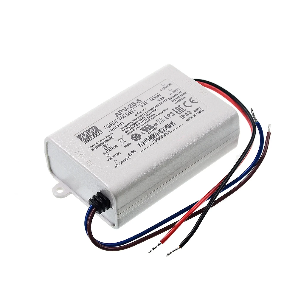 

Mean Well APV-25-5 meanwell 5V/3.5A 17,5