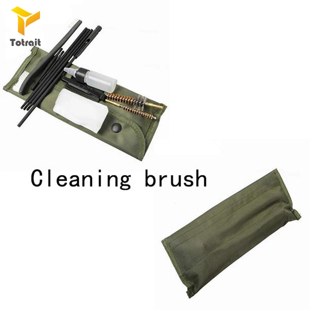 Airsoft M4 M16 Rifle Gun Cleaning Kit 10 Piece .22 22LR .223 556 Rod Nylon Brushes Set Convenient Accessories Clean Tools | Спорт и
