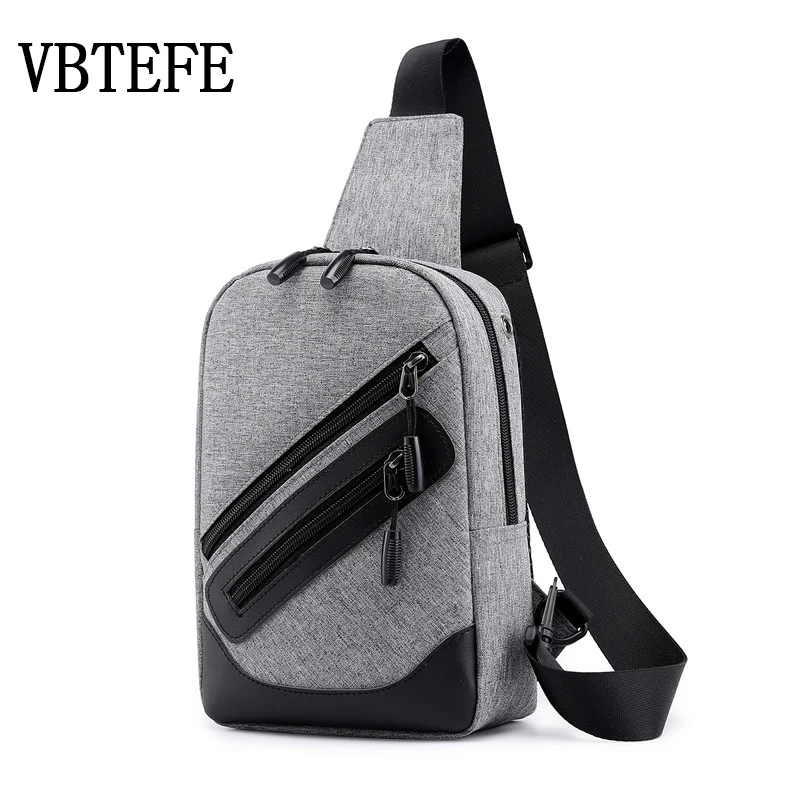 Мужская сумка для бега VBTEFE водонепроницаемая Повседневная через плечо