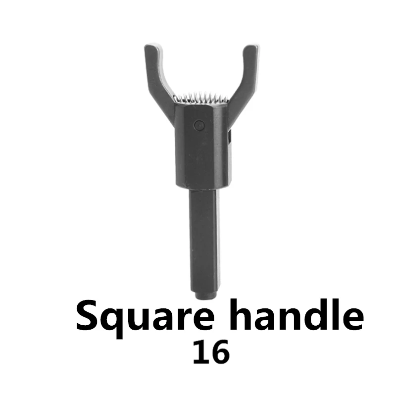 16x16mm Square Bar Автоматический шпю Съемник 16 20 25 мм Фидер ЧПУ две когти Sqaure круглый бар Съемник клипер обратно-тяга экстрактор токарные инструменты для рисования - Цвет: 16x16mm Square Bar