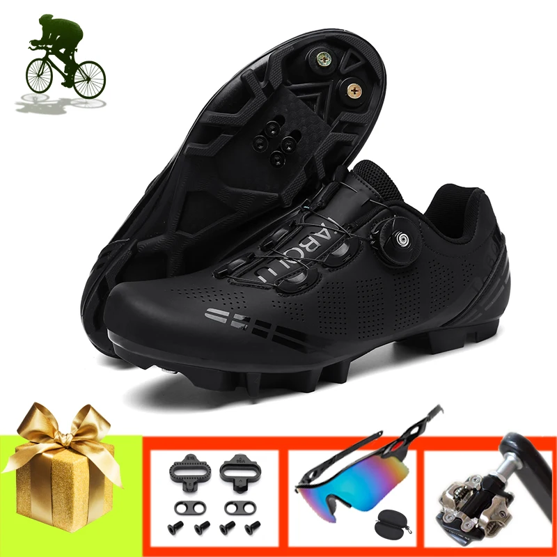 Mountain Bike Sneakers Men Sapatilha Ciclismo Add Mtb SPD Pedals Self-locking Berathable Professional Women Bicycle Riding Shoes