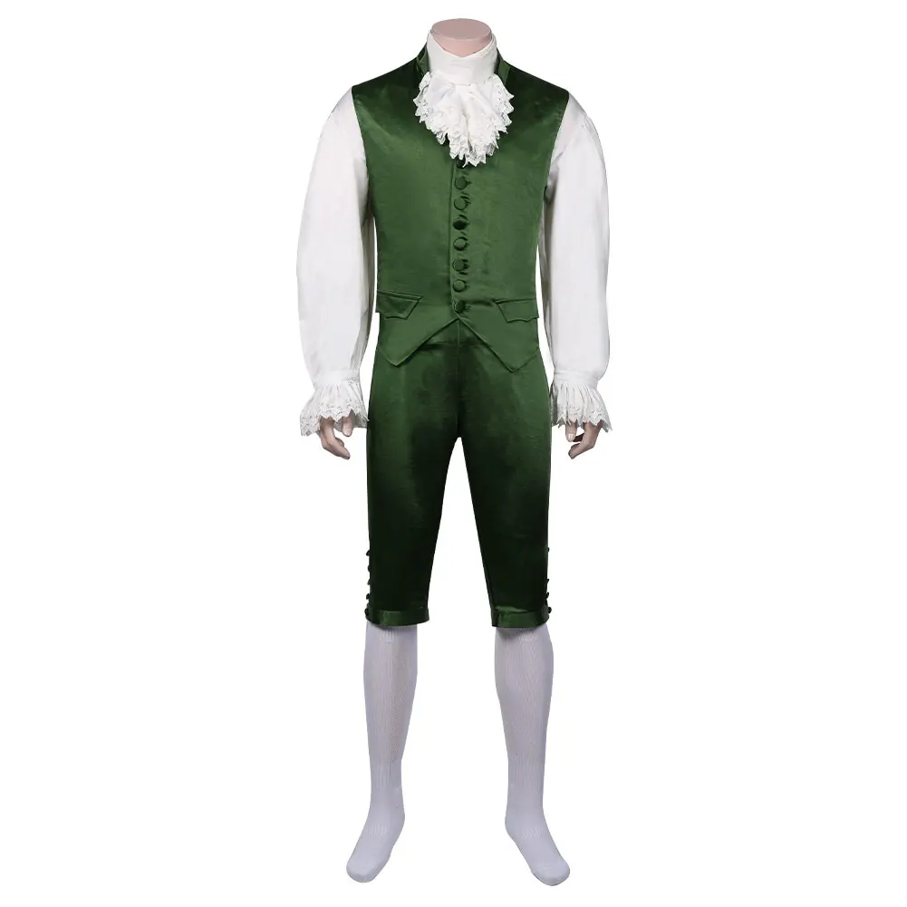 

Musical-Hamilton Green Cosplay Costume Replica Colonial Victorian Edwardian Outffits Halloween Carnival Suit