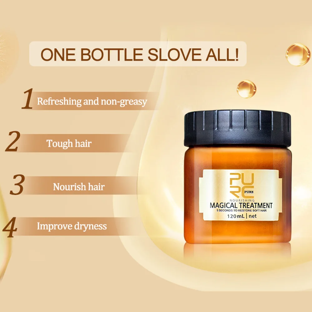 Волшебная лечебная маска для волос питательная 5 секунд восстанавливающая