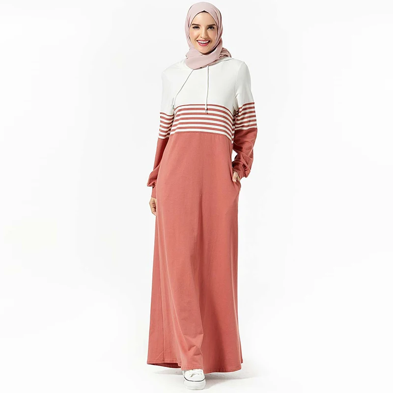 Мусульманское платье Ближний Восток арабский женский свитер с капюшоном