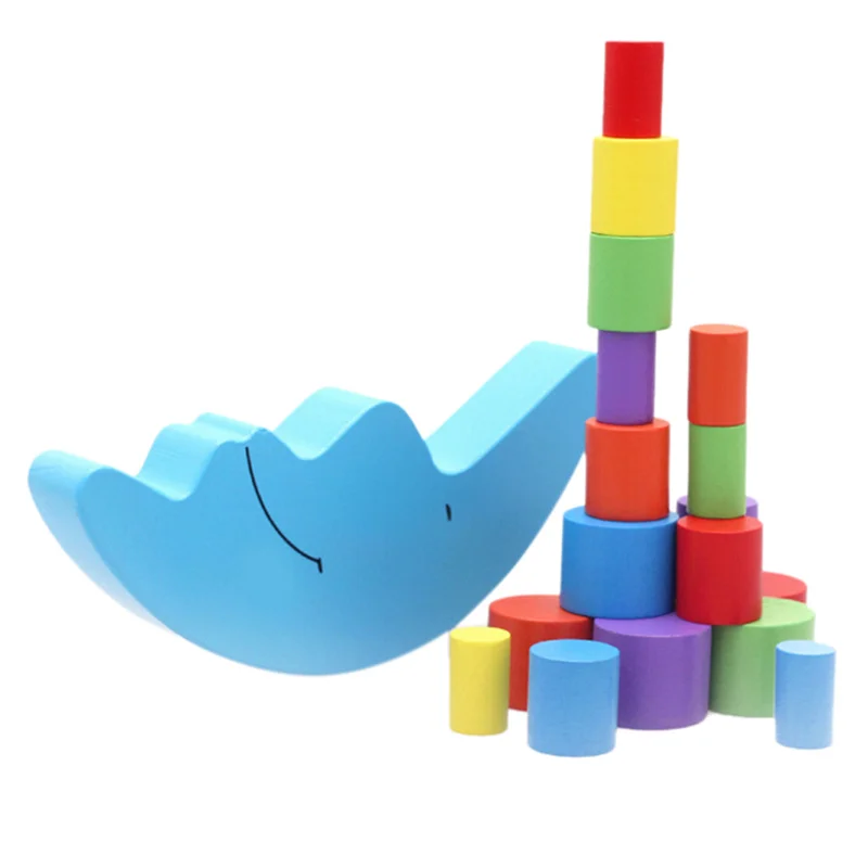 

1 Set Baby Children Toys Moon Balance Game and Games Toy for 2-4 year old Girl & boy(Blue)