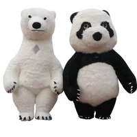air inflation panda polar bear mascot 2 6m 3m costume for advertising customize adult for wedding mascot costume animal costume