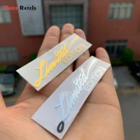 three ratels mt 057 7 5x1 8 cm limted edition emblem creative 3d metal car stickers for mobile phone
