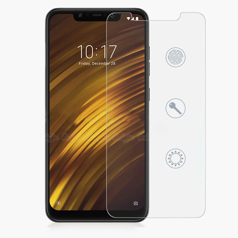 UVR для Xiaomi Pocophone F1 2.5D матовое закаленное стекло защита от отпечатков