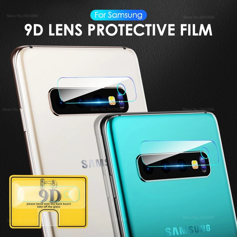 Защитная пленка для экрана камеры 9D Samsung Galaxy S10 5G S9 S8 S7 Plus Edge Note 8 объектива Samsun