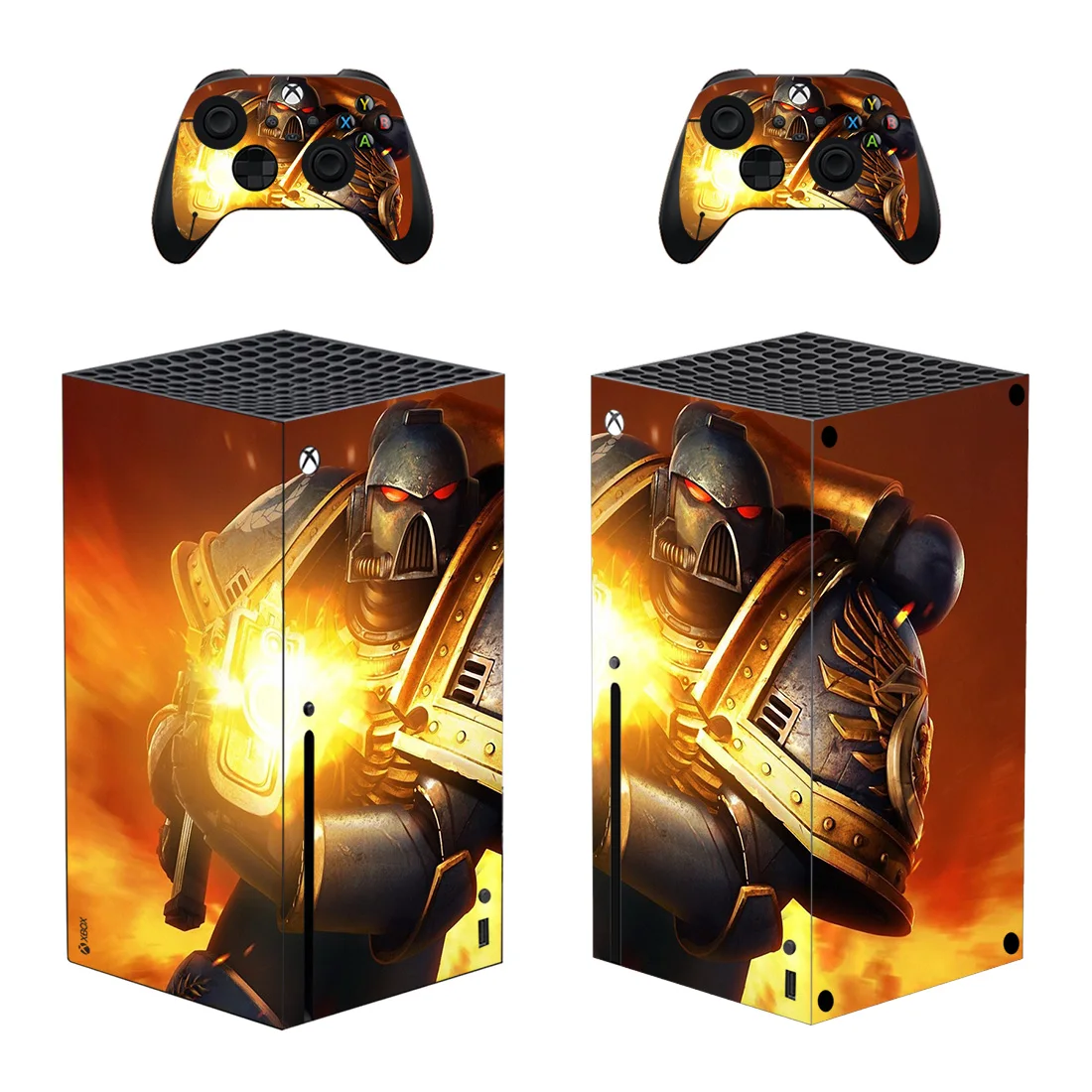 

Наклейка для консоли Leichui Style Xbox Series X, наклейка для консоли и 2 контроллера, стиль 1