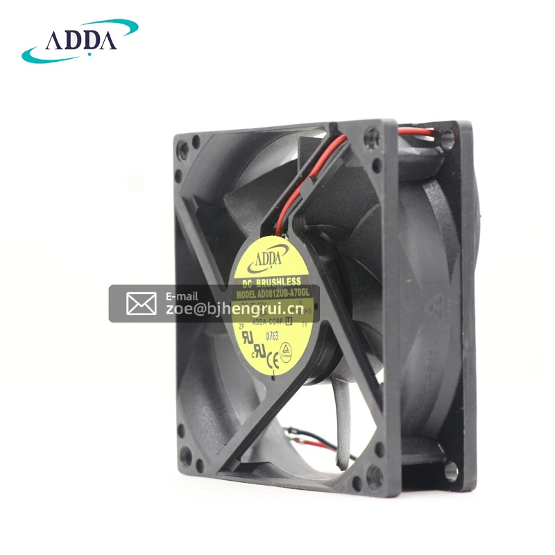 Новый оригинальный чехол для компьютера Taiwan ADDA AD0812UB A70GL 8025 DC12V 0.30A|Системы HVAC и