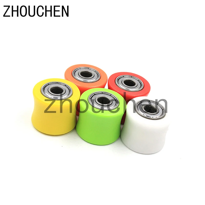 Новинка 8 мм направляющие звездочки подшипник роликовый натяжитель колеса 5