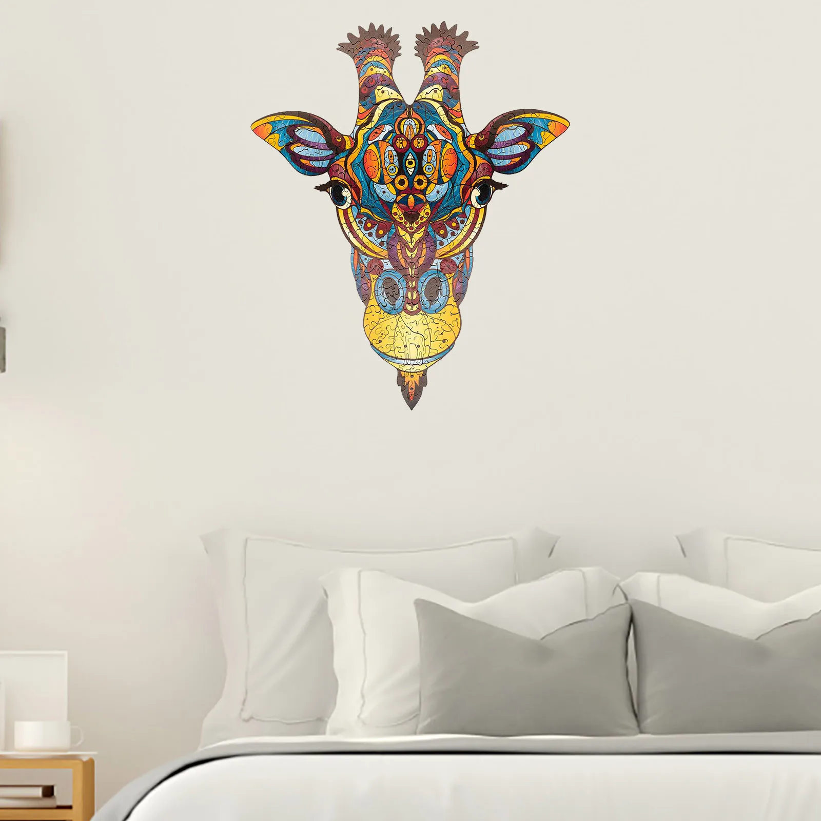 3D Пазл из дерева с рисунком оленя для взрослых и детей, персонализированная учебная игрушка с головоломкой для обучения детей.