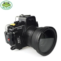 60m underwater camera housing diving case for canon eos 80d 18 135mm lens diving photo bag 1pc