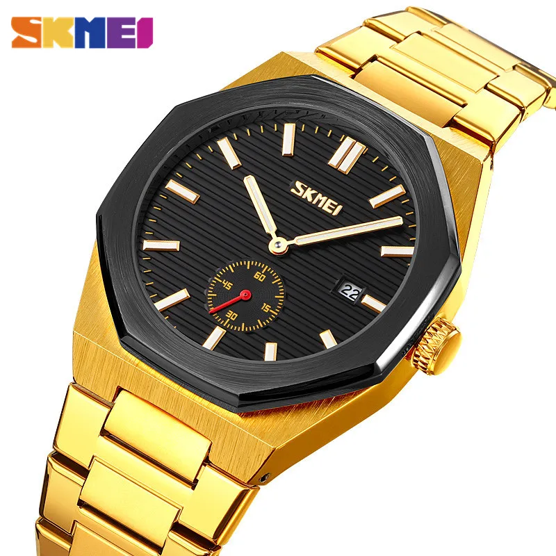 SKMEI Fashion Japan Quartz movement Date Time Men Watch Casual Waterproof Wristwatch Relogio Masculino 6 KInds Color Clock 9262