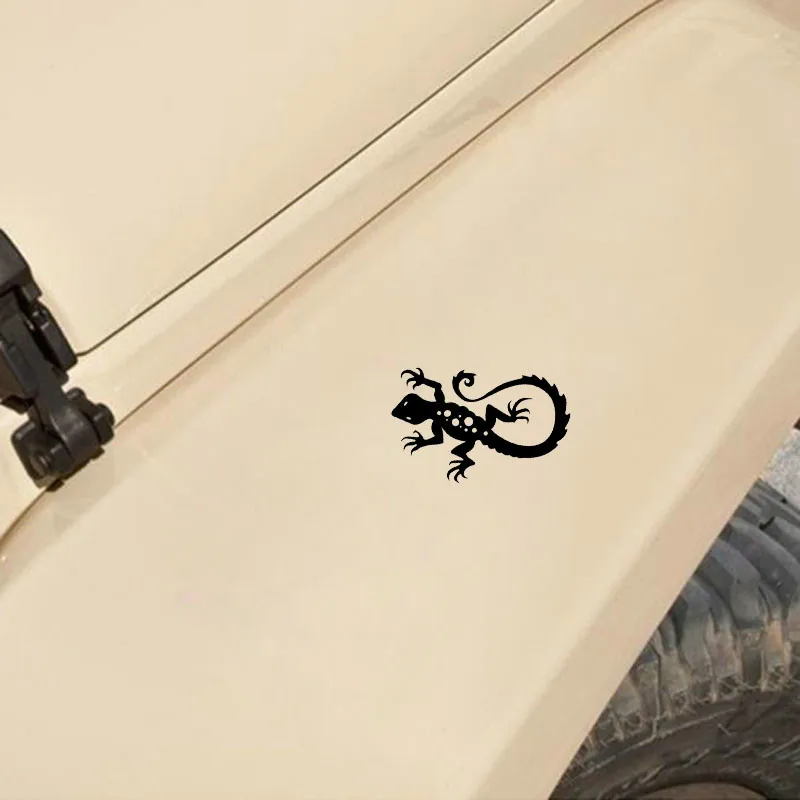 Забавный рептилий бородатый декор в виде дракона для Авто/бампера/окна виниловая