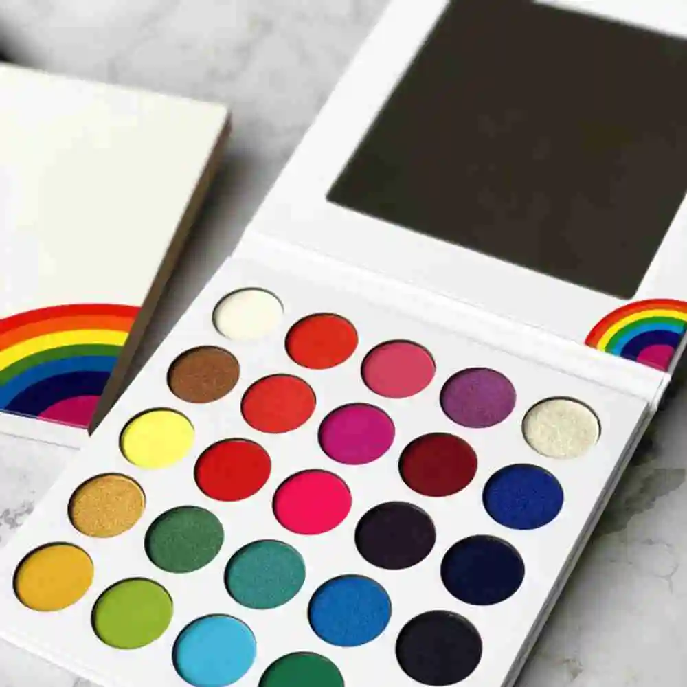 EYE SHADOW PALETTE 25 цветов, неоновые матовые тени для век, мощная палитра, Радужный Блеск, хайлайтер, прессованное мерцание, макияж, пигмент, тени для век, палитра - Цвет: EYE SHADOW PALETTE
