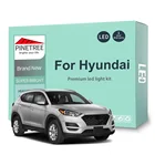 Комплект светодиодных ламп для внутреннего освещения для Hyundai i10 i20 i30 i40 ix20 ix35 ix55 Tucson Santa Fe Santafe IONIQ Kona Creta, светодиодные лампы Canbus