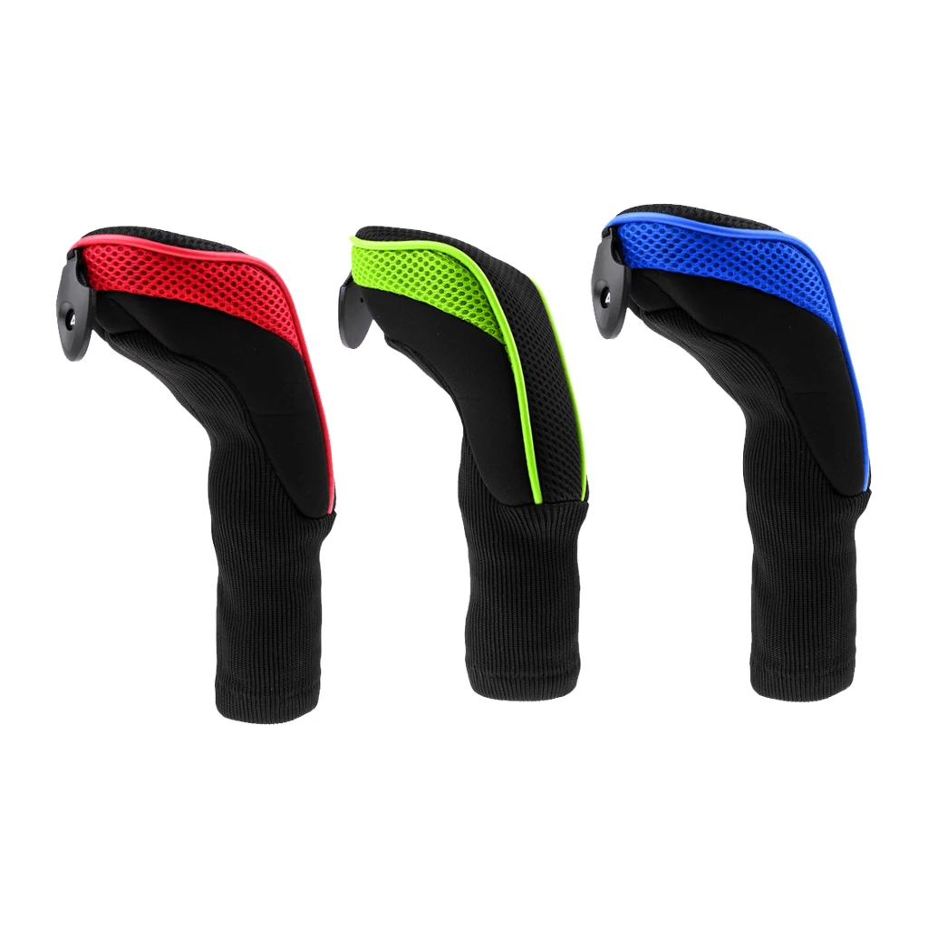 3 шт. длинный головной убор для гольф-клуба чехлы спасательных головок гибридные