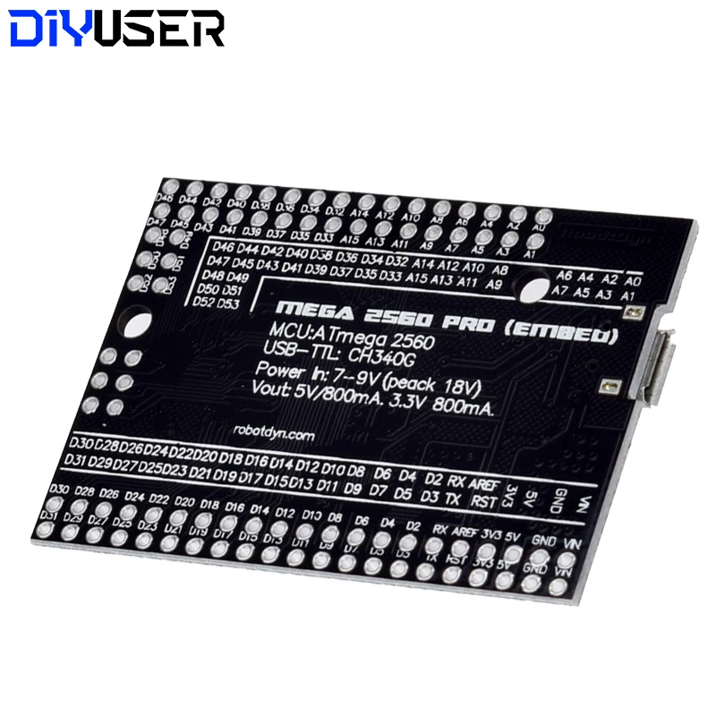 Мега 2560 PRO добавьте CH340G/ATMEGA2560-16AU чип с мужской pinheaders совместимый для arduino Mega2560