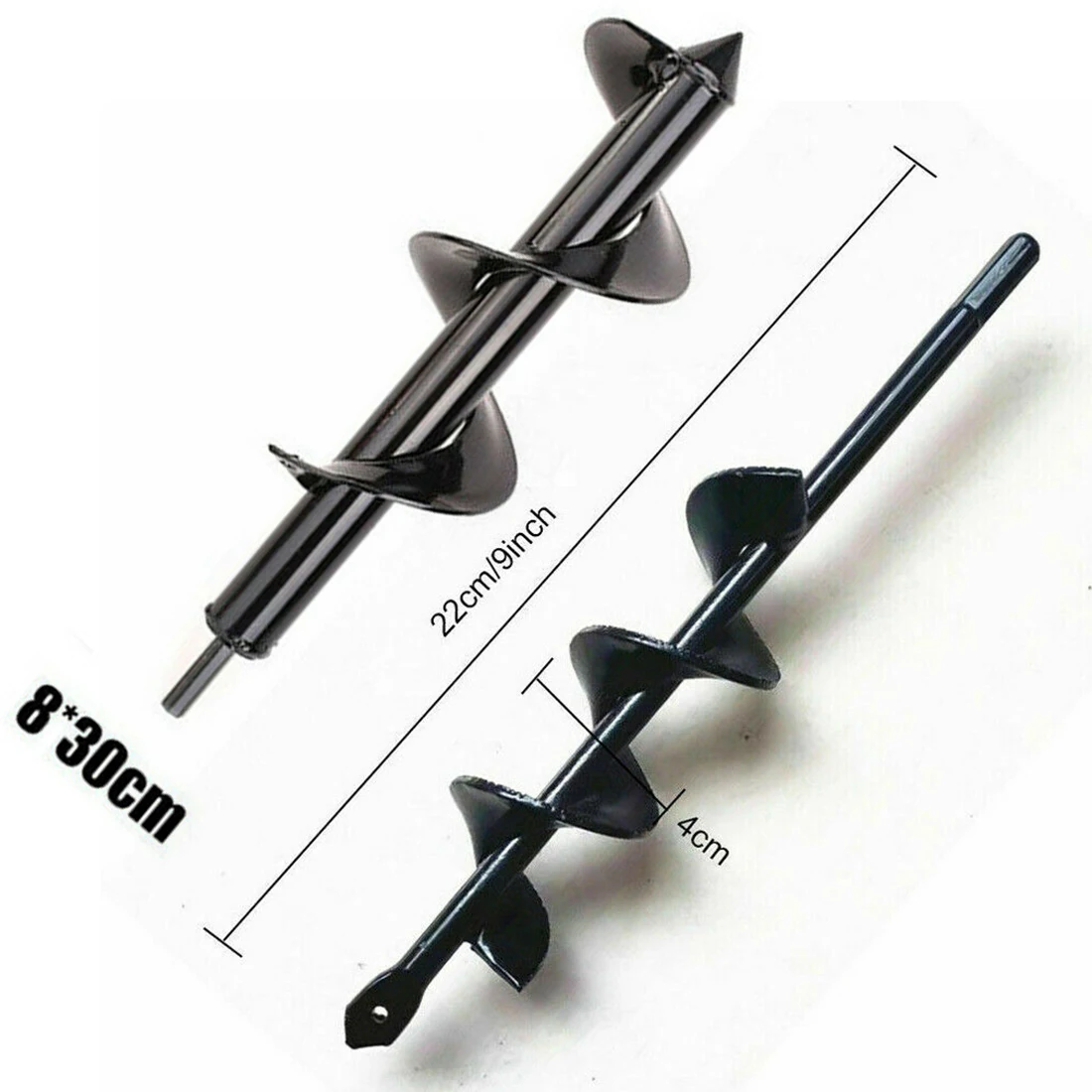 

Flower bulbs Auger drill bits Bedding Nursery Ground 2pcs Digging Earth