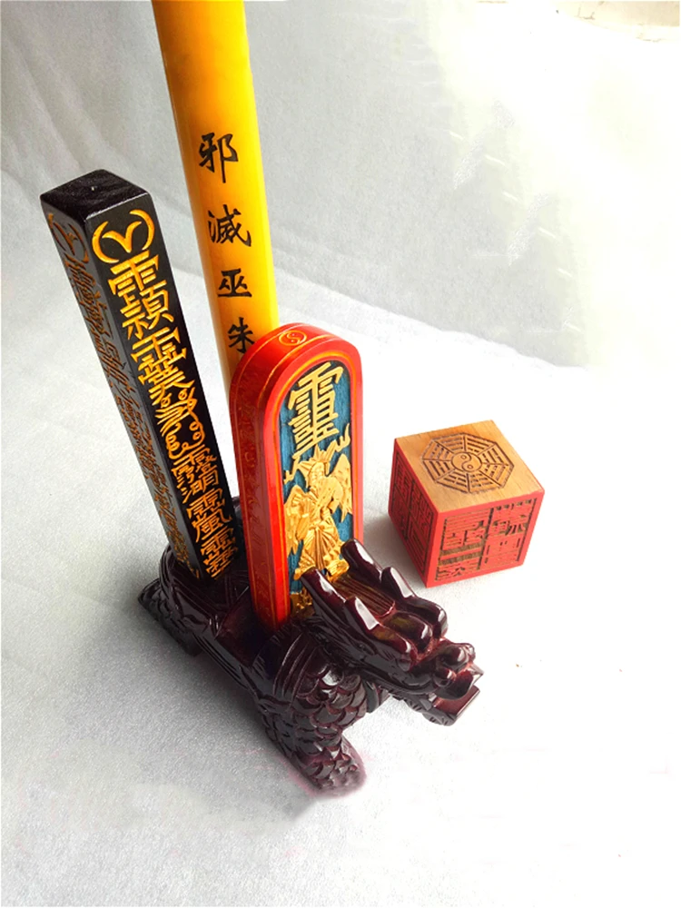 Набор волшебного оружия дракона-черепахи Taoist принадлежности Токен линейка