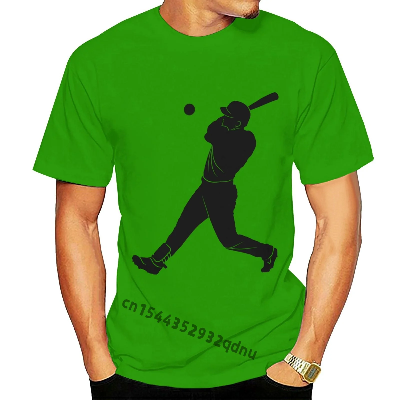 

Black And White Line Baseball T-shirt Tee men women T shirt 100% Cotton Tops Tees