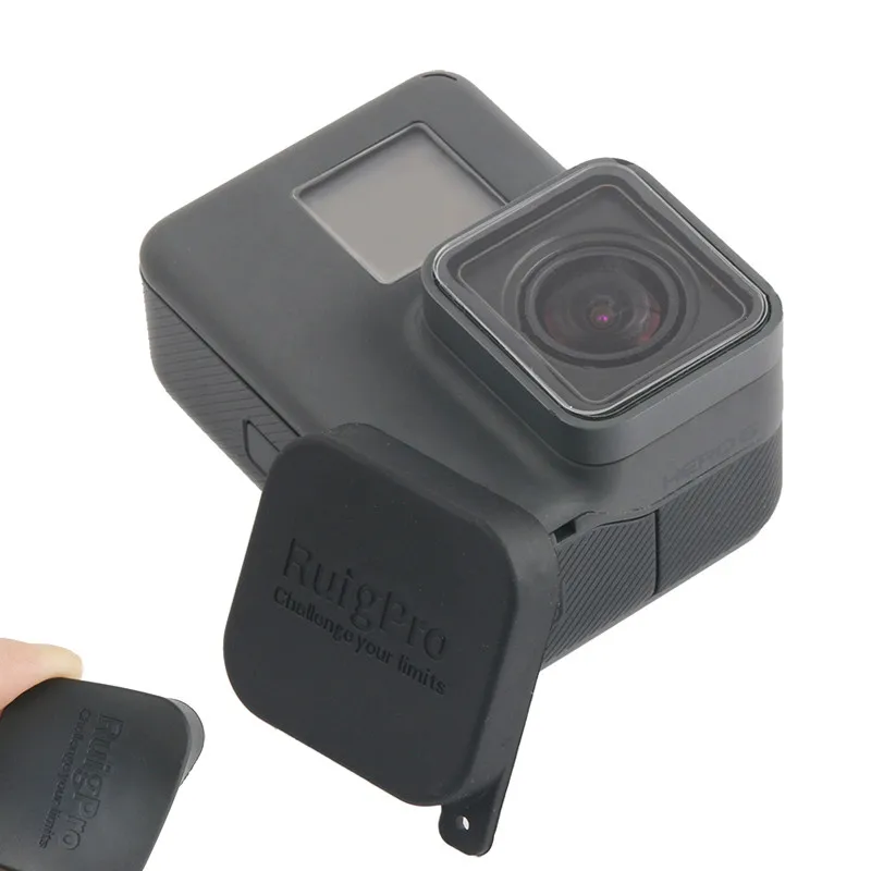 Для Gopro Hero 5 6 защитный чехол для объектива аксессуары Защитная крышка черная для Gopro Hero 5 6 7 Спортивная камера
